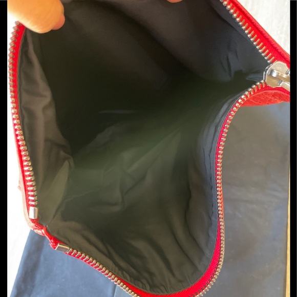 Alexander Wang Full Grain Leather Fold Over Clutch - Picture 10 of 16